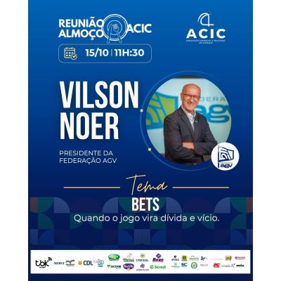 Reunião Almoço ACIC | 15 de outubro de 2026 | 11h30