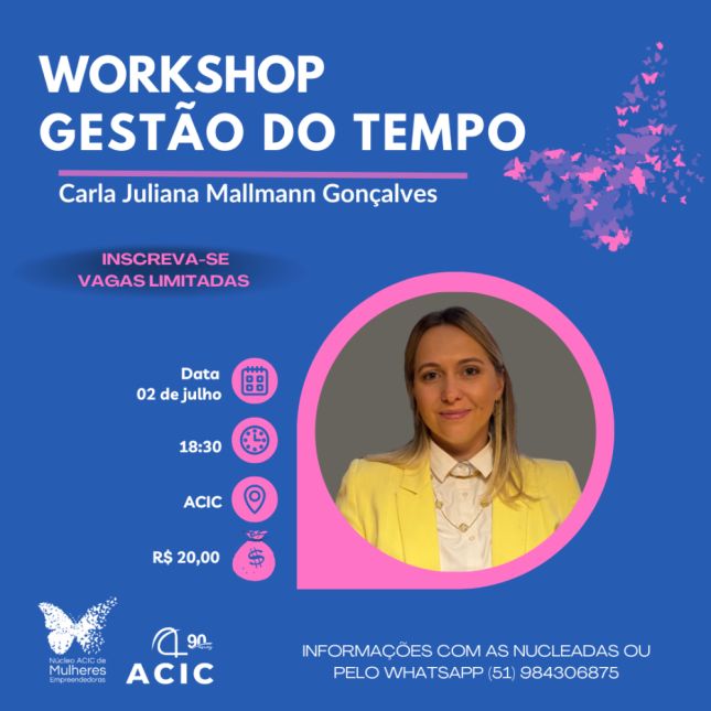 workshop Gestão do Tempo