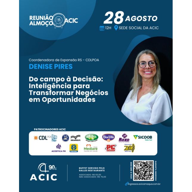 Reunião Almoço ACIC | 28 de agosto