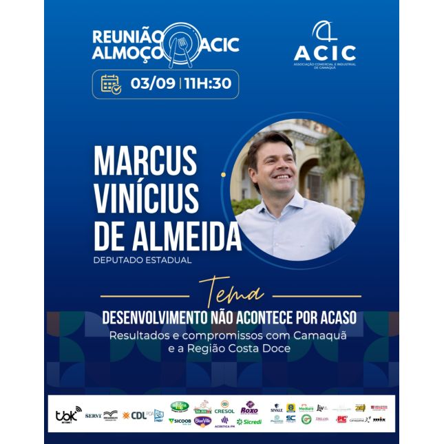Reunião Almoço ACIC | 03 de setembro