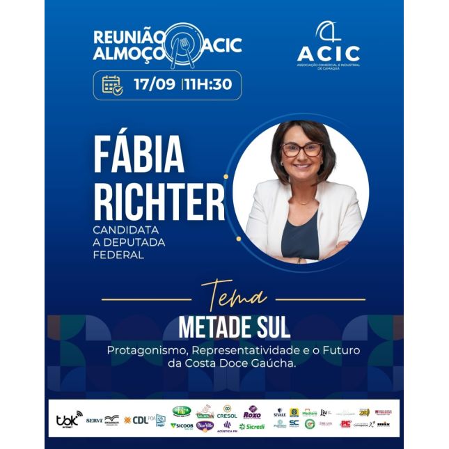 Reunião Almoço ACIC | 17 de setembro de 2026 | 11h30